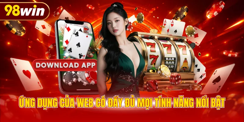 Ứng dụng của web có đầy đủ mọi tính năng nổi bật